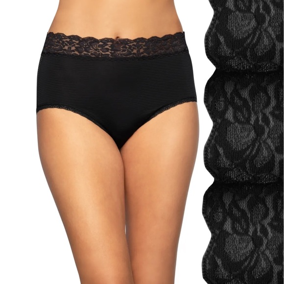 NWT Vanity Fair Radiant Collection Light & Luxe Brief Panties, 3 Pk , Sz S/5 - Picture 2 of 8